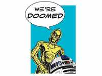 Komar Poster Star Wars Classic Comic Quote Droids, Star Wars (1 St),...