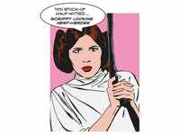 Komar Poster Star Wars Classic Comic Quote Leia, Star Wars (1 St), Kinderzimmer,