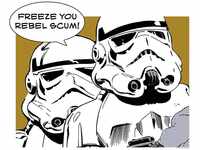 Komar Star Wars Classic Comic Quote Stormtrooper 50x40cm