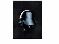 Komar Poster Star Wars Classic Helmets Vader, Star Wars (1 St), Kinderzimmer,