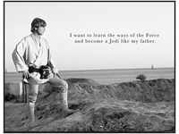 Komar Poster Star Wars Classic Luke Quote, Star Wars (1 St), Kinderzimmer,