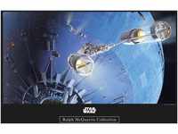 Komar Poster Star Wars Classic RMQ Death Star Attack, Star Wars (1 St),...