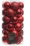 Kaemingk Weihnachtsbaumkugel, Weihnachtskugeln Kunststoff Ornamente 6cm 37er...
