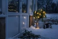 KONSTSMIDE LED-Lichterkette, 20-flammig, LED Biergartenkette, klar, 20 klare Birnen /