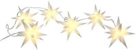 Spetebo LED-Girlande 3D Stern Lichterkette mit 6 LED - 150 cm, 6-flammig, f&uuml;r den