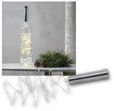 STAR TRADING LED-Lichterkette Draht-Lichterkette "Flaschenkorken"40 LED, chrom