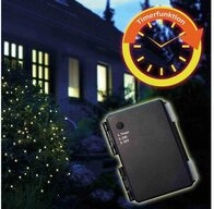 Star-Max LED Dekolicht LED-Batt-Netz au. 1,5x1,5 100er, mit Timer f&uuml;r 3AA (1...
