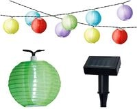 Lumineo LED Solarleuchte, Dauerlicht, warmwei&szlig;, LED Solar Lichterkette...