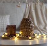 KONSTSMIDE LED-Lichterkette Kugeln gr&uuml;ne Bl&auml;tter Beeren 20 warmwei&szlig;e LED...