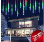 monzana Lichterkette, Meteorschauer 480 LED Au&szlig;en Wasserdicht 10 R&ouml;hre je 50...