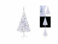 vidaXL Künstlicher Weihnachtsbaum mit LEDs & Kugeln 150 cm 380 Zweige (3077665)