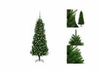 vidaXL Künstlicher Weihnachtsbaum mit LEDs & Kugeln 240 cm grün (3077729)