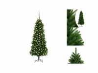 vidaXL Künstlicher Weihnachtsbaum mit LEDs & Kugeln 240 cm grün (3077557)
