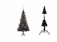 vidaXL Künstlicher Weihnachtsbaum Künstlicher Weihnachtsbaum mit LEDs Kugeln