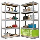 Juskys Schwerlastregal Basic, 2-tlg., Regalsystem mit 10 Einlegeb&ouml;den, je 175 kg
