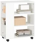SoBuy Druckertisch FBT68, Druckerschrank mit Rollen, Beistelltisch f&uuml;r B&uuml;ro &