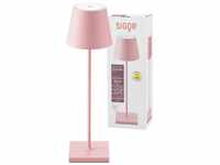 Sigor Nuindie LED-Akku-Tischleuchte rosa