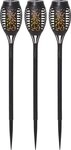 STAR TRADING LED Gartenfackel Star Mini"", 3er Set", schwarz