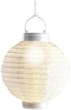 Lumineo Lampion, Dauerlicht, warmwei&szlig;, Solar Laterne Outdoor LED Lampion Nylon