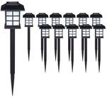monzana LED Solarleuchte, Gartenleuchten, 12er Set Solarlampen f&uuml;r Drau&szlig;en