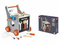 Janod Toy tool trolley Brico'Kids