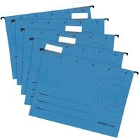 Herlitz Hefter H&auml;ngemappe 230g/qm blau VE=5 St&uuml;ck
