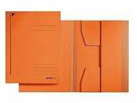 LEITZ Organisationsmappe Jurismappe DIN A4 Pendareckarton 100 % recycelt orange