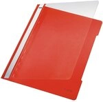 LEITZ Hefter Sichthefter A4 PVC langes Beschriftungsfenster violett