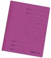 Herlitz F&auml;chermappe 10 Schnellhefter Karton pink DIN A4