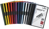 DURABLE Hefter 25 Klemmmappen Businessmappe DURACLIP&reg; 30 - farbsortiert
