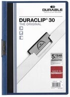DURABLE Hefter 25 Klemmmappen Businessmappe DURACLIP&reg; 30 - dunkelblau