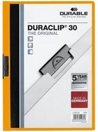 DURABLE Hefter 25 Klemmmappen Businessmappe DURACLIP&reg; 30 - orange