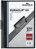 DURABLE Hefter DURABLE 2209 Klemmmappe DURACLIP&reg; 60 schwarz - 25er Pack