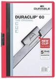 DURABLE Hefter Duraclip 60, mit Klemmfunktion, Format DIN A4, bis 60 Blatt