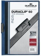 DURABLE Hefter DURABLE 2209 Klemmmappe DURACLIP&reg; 60 dunkelblau - 25er Pack