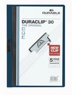 DURABLE Ringbuchmappe 25 DURABLE Klemmhefter DURACLIP - nachtblau (1-St)