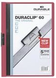 DURABLE Hefter Duraclip 60, mit Klemmfunktion, Format DIN A4, bis 60 Blatt