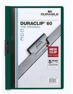 DURABLE F&auml;chermappe 25 Klemmhefter DURACLIP dunkelgr&uuml;n