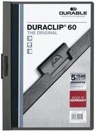 DURABLE Hefter DURABLE 2209 Klemmmappe DURACLIP&reg; 60 anthrazit - 25er Pack
