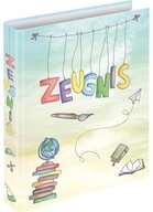 RNK Verlag Pr&auml;sentationsordner Zeugnisringbuch 'Schooldoodle' 4 Ringe A4...