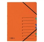 PAGNA Organisationsmappe Pagna Ordnungsmappe Easy 7 F&auml;cher 1-7 orange