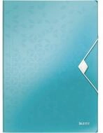 LEITZ F&auml;chermappe Eckspannermappe WOW 45990051 DIN A Polypropylen eisblau