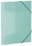 HERMA Organisationsmappe 3x Herma 19580 Gummizugmappe A4 PP transluzent t&uuml;rkis