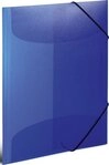 HERMA Organisationsmappe Herma 19507 Gummizugmappe A4 PP transluzent dunkelblau