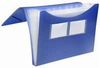 FOLDERSYS F&auml;chermappe F&auml;chermappe 7 F&auml;cher blau