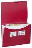 FOLDERSYS F&auml;chermappe FolderSys F&auml;chermappe 5 F&auml;cher rot rot
