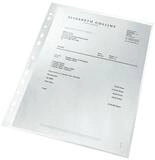 LEITZ Prospekth&uuml;lle re:cycle, 100 St&uuml;ck, genarbt, Format A4, 4-fach Lochung, oben