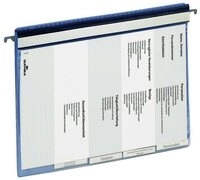 DURABLE Bewerbungsmappe 5 DURABLE Personalhefter Kunststoff blau 5 x kaufm&auml;nnische