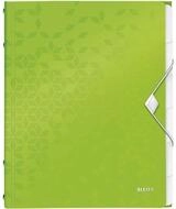 LEITZ F&auml;chermappe Ordnungsmappe WOW 4633 6 F&auml;cher gr&uuml;n