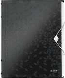 LEITZ Organisationsmappe WOW 4633, Ordnungsmappe mit 6 F&auml;chern, A4, bis 200 Blatt